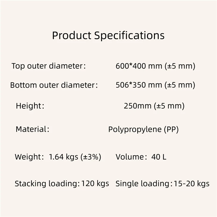 Nestable Plastic Storage Crates high quality