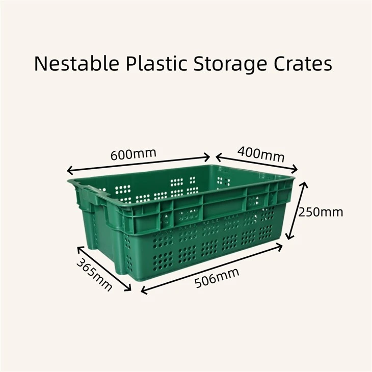 Nestable Plastic Storage Crates factory