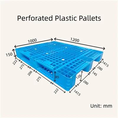 Perforerte plastpaller